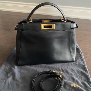 Fendi Calfskin Medium Peekaboo